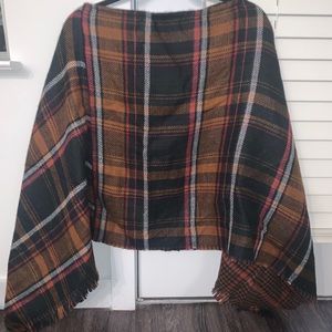 Fleece poncho/shawl